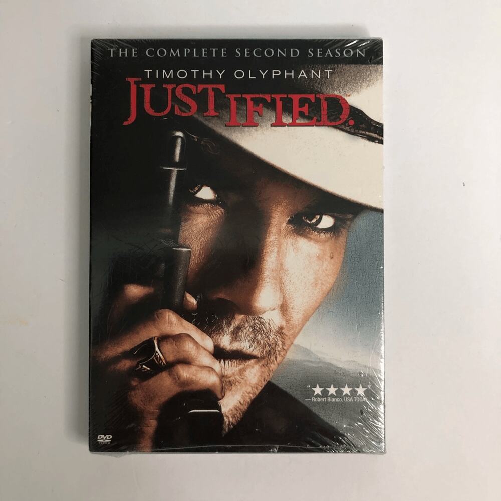 Justified season 2 DVD sealed Timothy olyphant 2012‎ 3 disc set